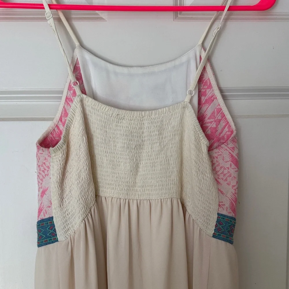 Flying Tomato Pink and Cream Maxi Dress - Picture 5 of 7